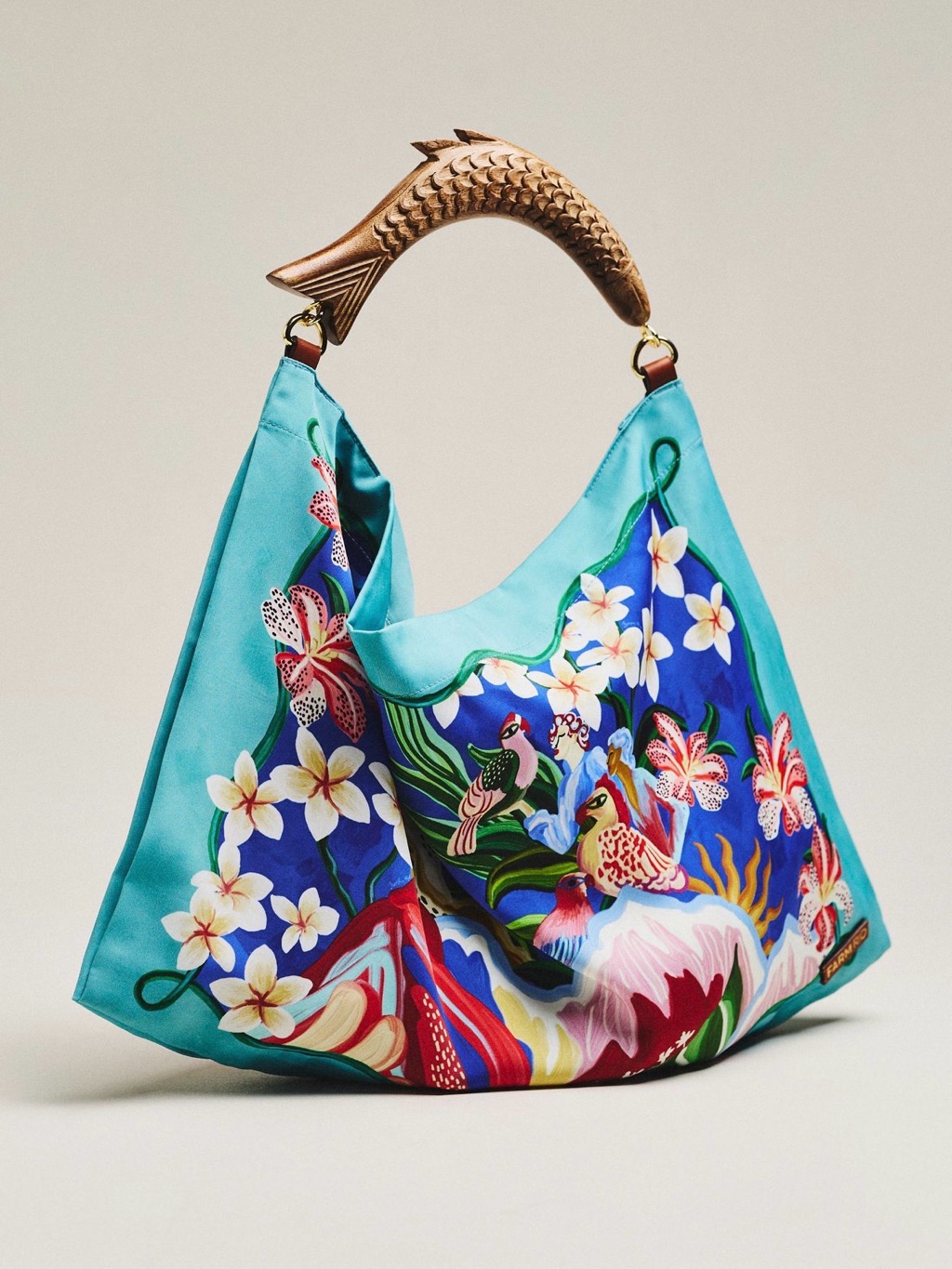 Farm Rio Satin Scarf Mini Bag